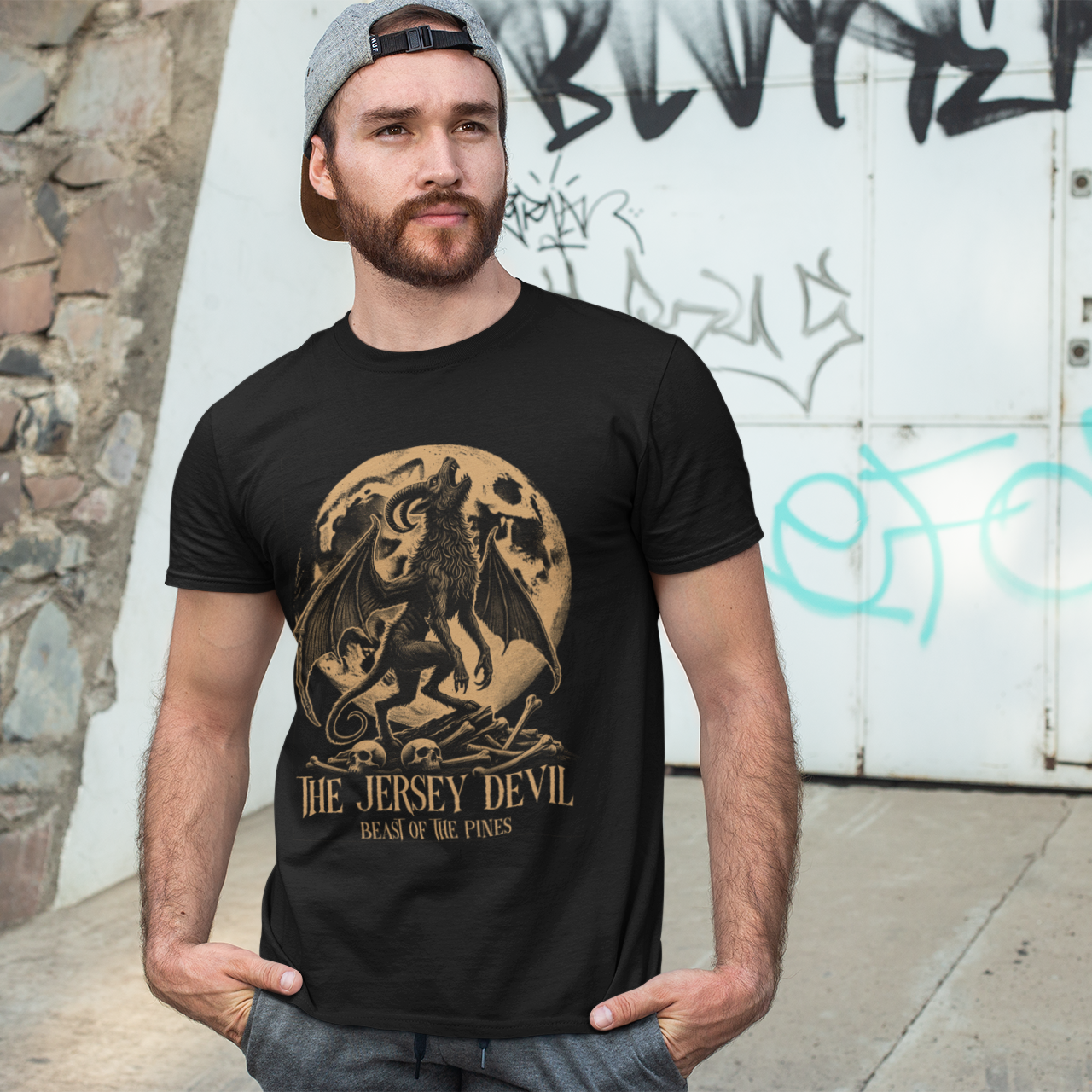 Jersey Devil Beast of the Pines Graphic T-Shirt