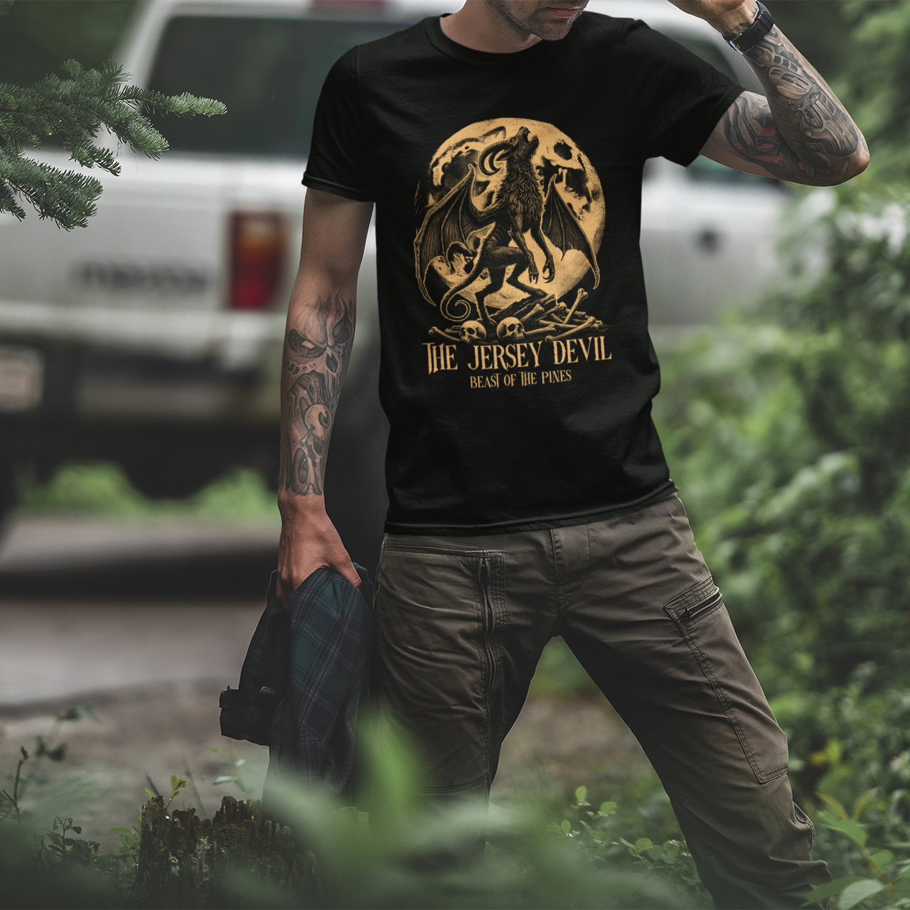 Jersey Devil Beast of the Pines Graphic T-Shirt