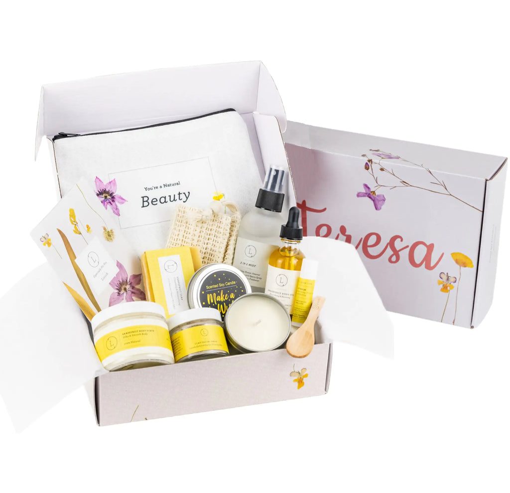 Wholesale Care Package - Natural Bath and Body Gift Set - 9 products
