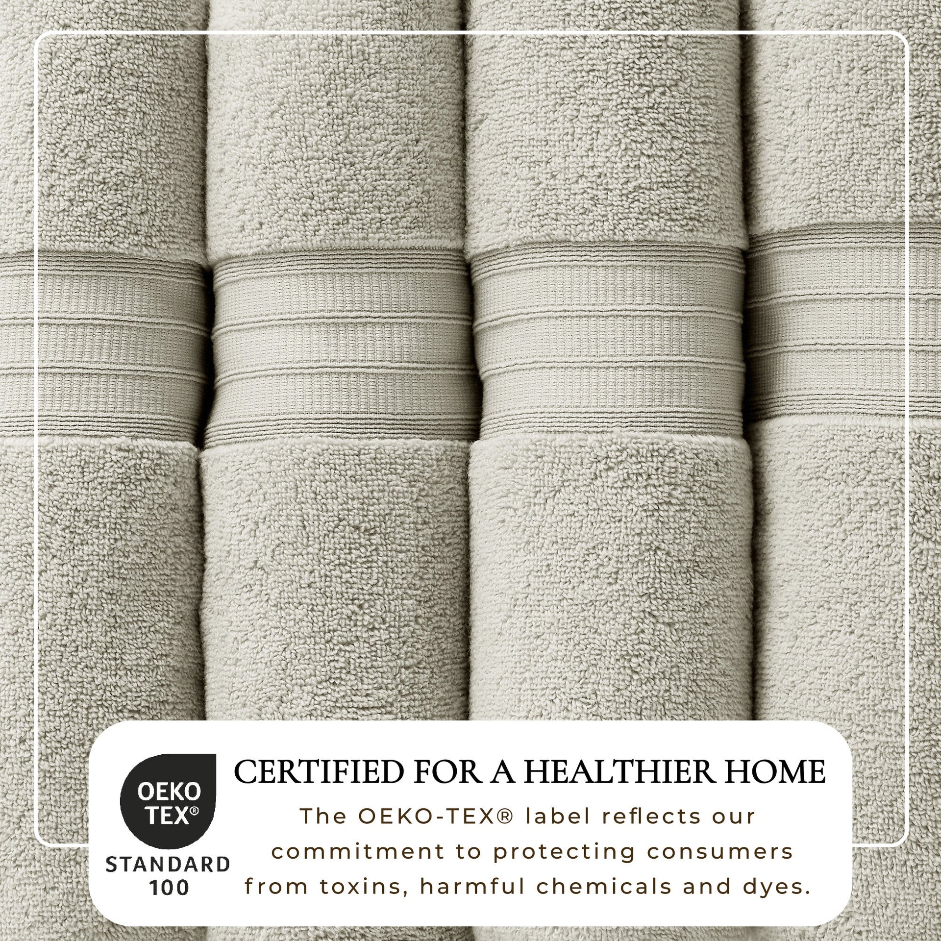 100% Cotton Premium Bath Towel Set - Chiara Collection