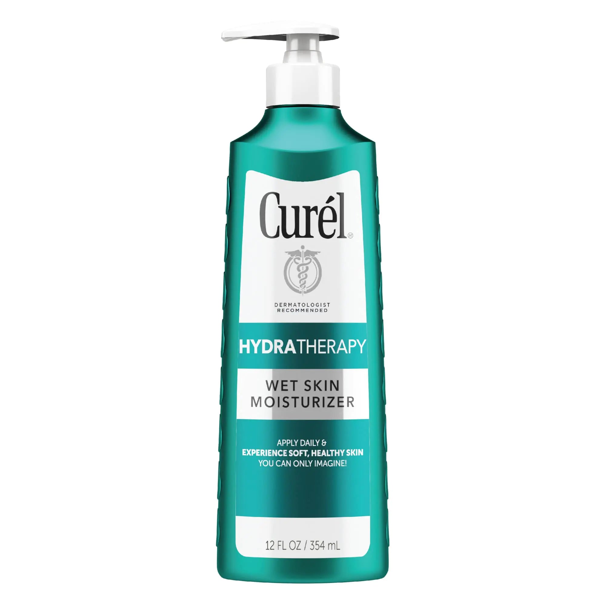 Curel Hydra Therapy In Shower Lotion, Wet Skin Moisturizer for Dry or Extra-dry Skin, with Advanced Ceramide Complex, for Optimal Moisture Retention, 12 Ounce 12 Fl Oz (Pack of 1)