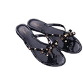 Women's Beach Sandals with Metal Accents