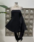 Ribbon Tube Mini Dress