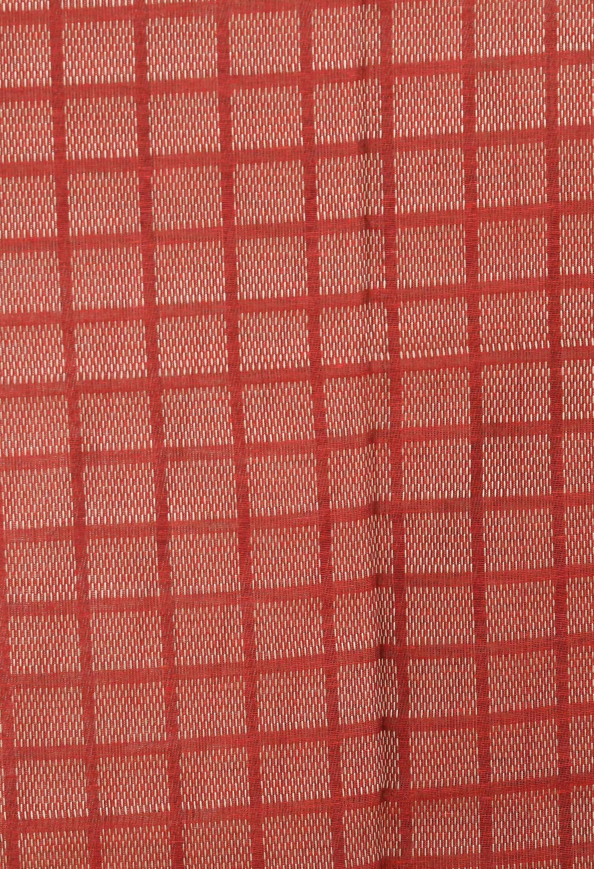 Handloom Cotton Maroon Dupatta for Women - Breathable Ethnic Wear