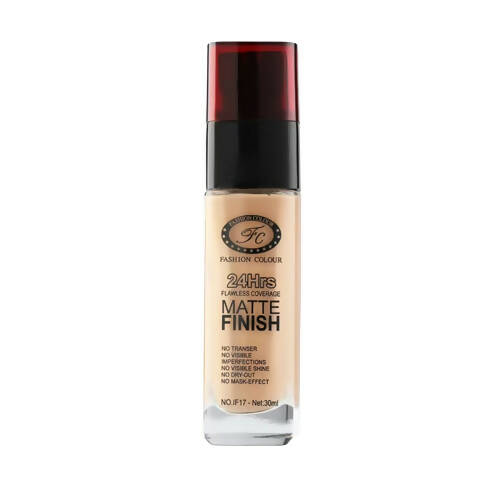 Fashion Colour 24Hrs Matte Finish Flawless Coverage Foundation Shade 02