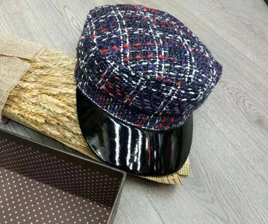 Octagonal Beret, Newsboy Cap, Painter's Hat