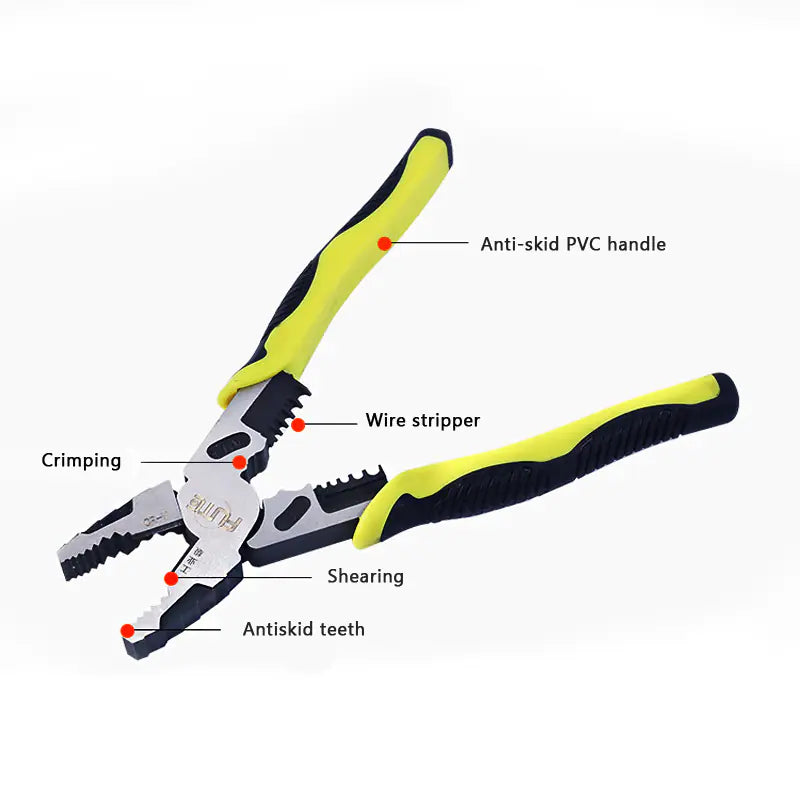 9-Inch Multi-Functional Wire Stripper Pliers Tool