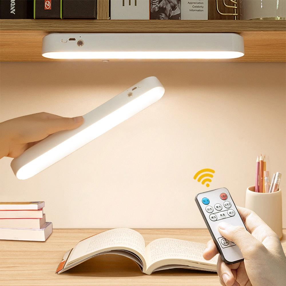 Modern rechargeable USB desk lamp with touch controls