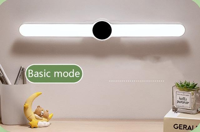 Magnetic LED Desk Lamp with Digital Clock & Delay Off