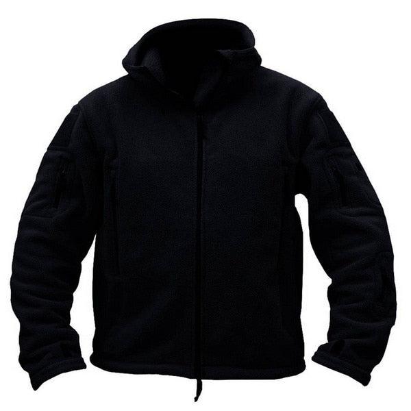 Men's Tactical Softshell Hiking Jacket with Underarm Zippers