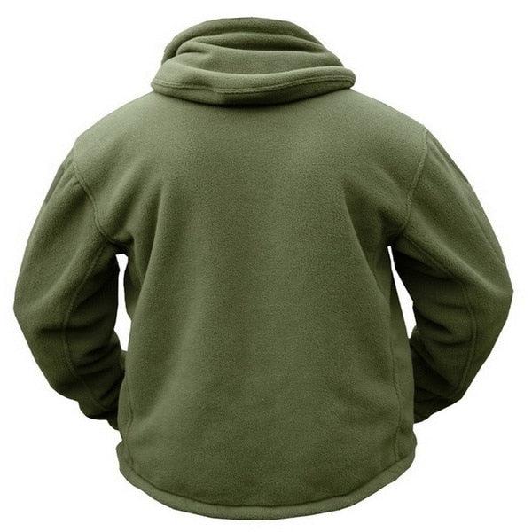 Men's Tactical Softshell Hiking Jacket with Underarm Zippers