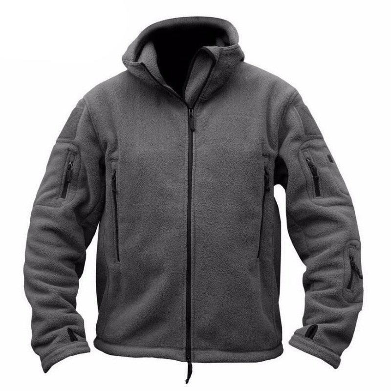 Men's Tactical Softshell Hiking Jacket with Underarm Zippers