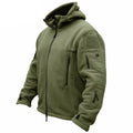 Men's Tactical Softshell Hiking Jacket with Underarm Zippers