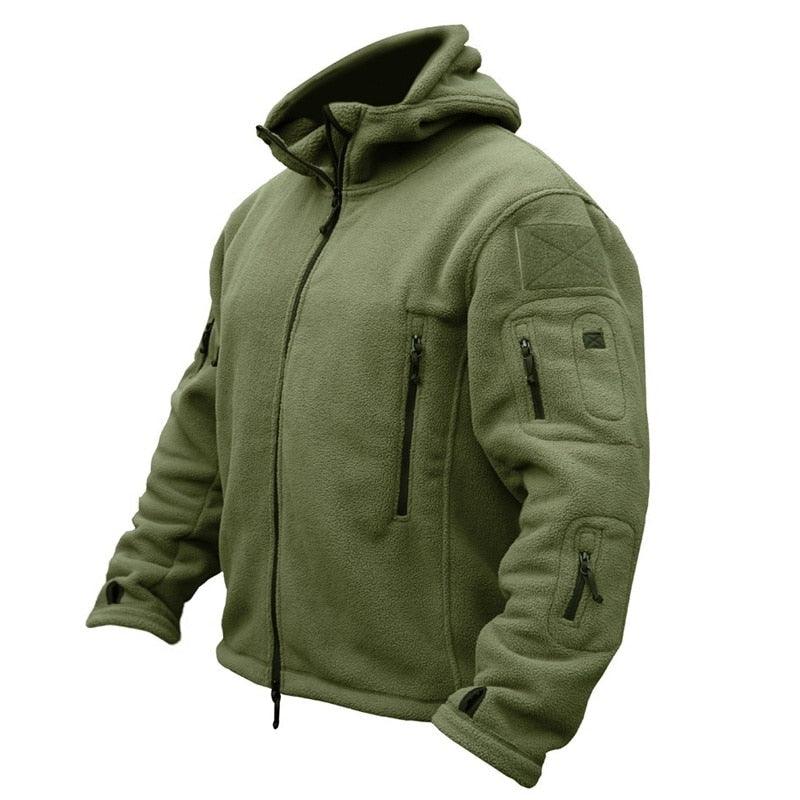 Men's Tactical Softshell Hiking Jacket with Underarm Zippers