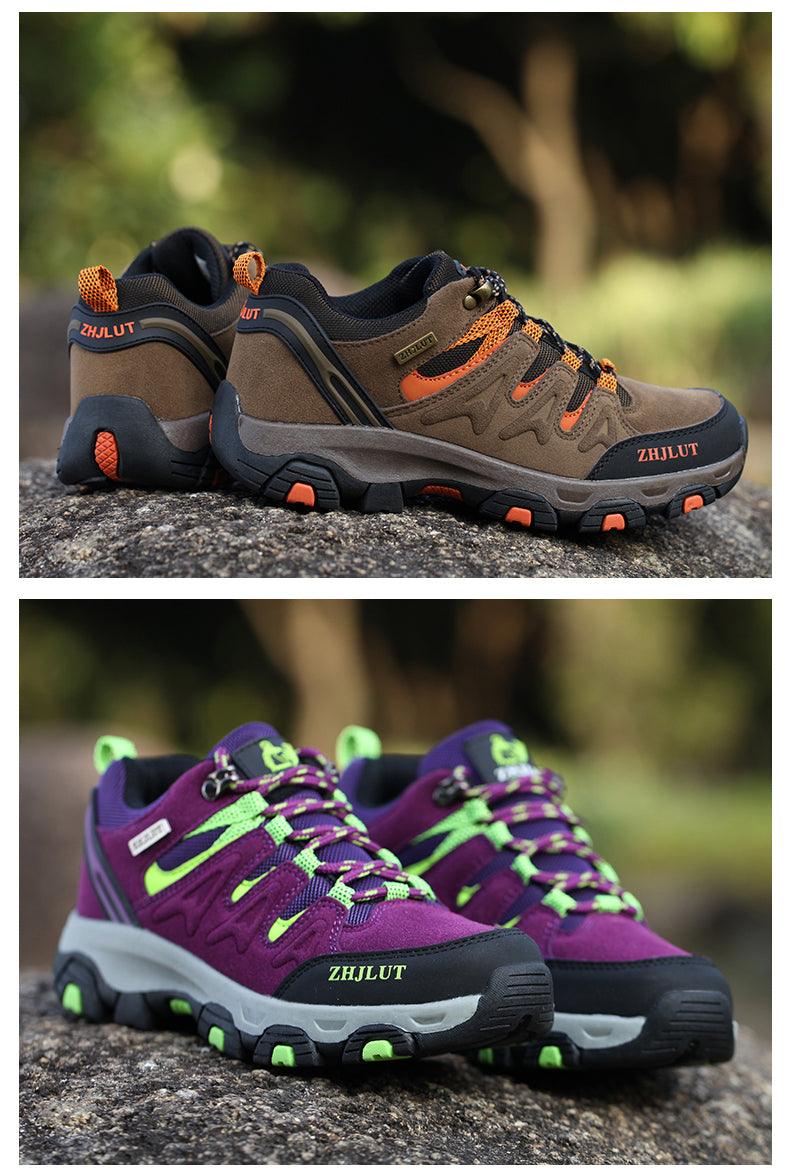 Unisex Waterproof Hiking Shoes – Non-Slip Outdoor Mountain Boots