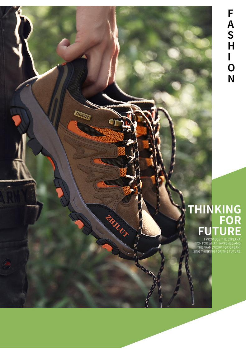 Unisex Waterproof Hiking Shoes – Non-Slip Outdoor Mountain Boots