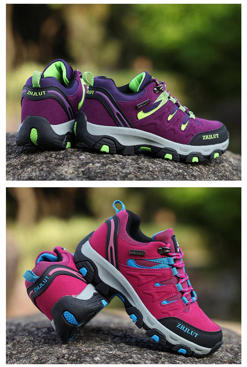 Unisex Waterproof Hiking Shoes – Non-Slip Outdoor Mountain Boots