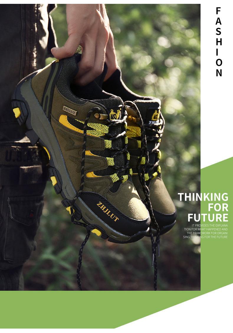 Unisex Waterproof Hiking Shoes – Non-Slip Outdoor Mountain Boots