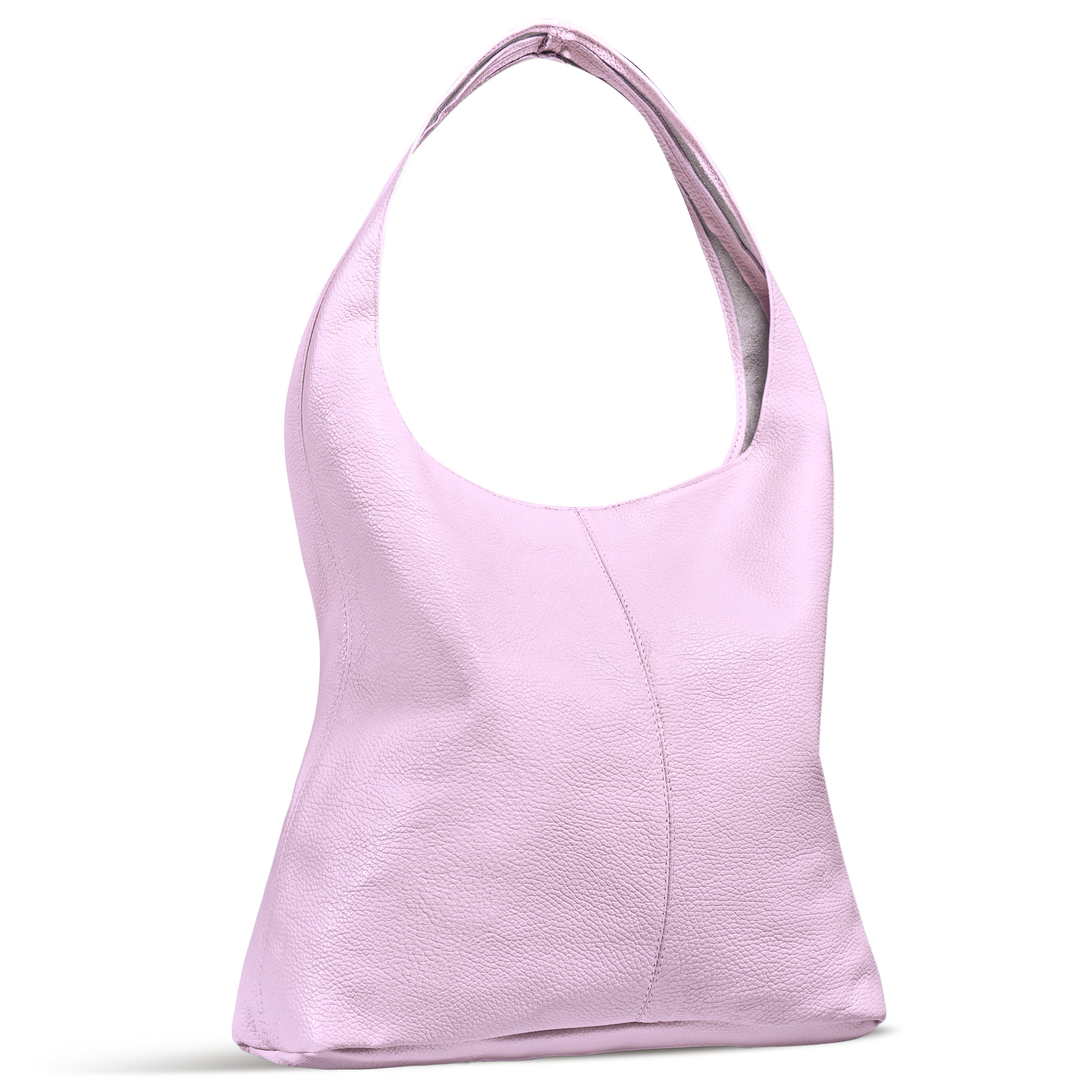 Large Italian Genuine Calf Leather Hobo Shoulder Bag
