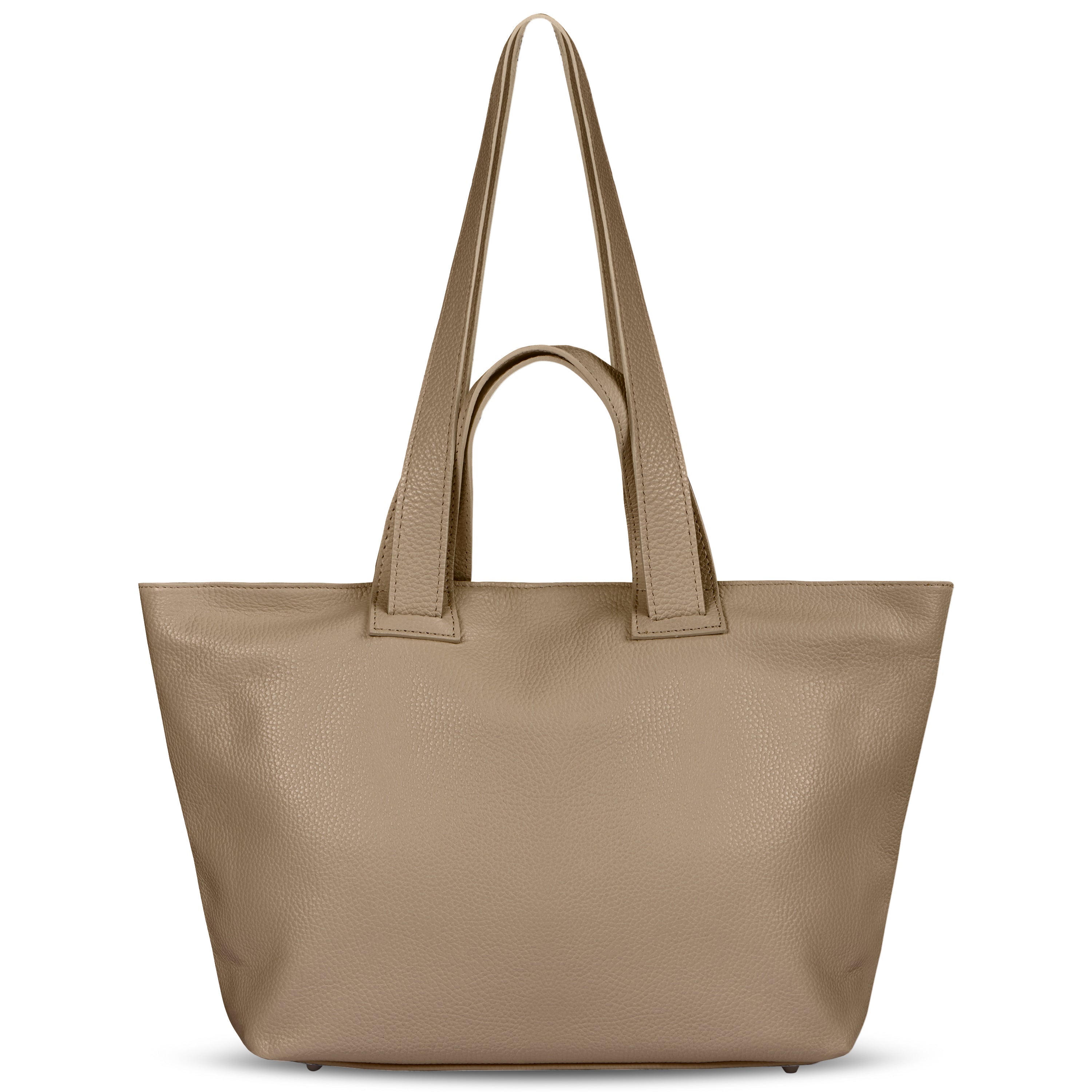 Italian Genuine Calf Leather Tote Bag in Professional Style