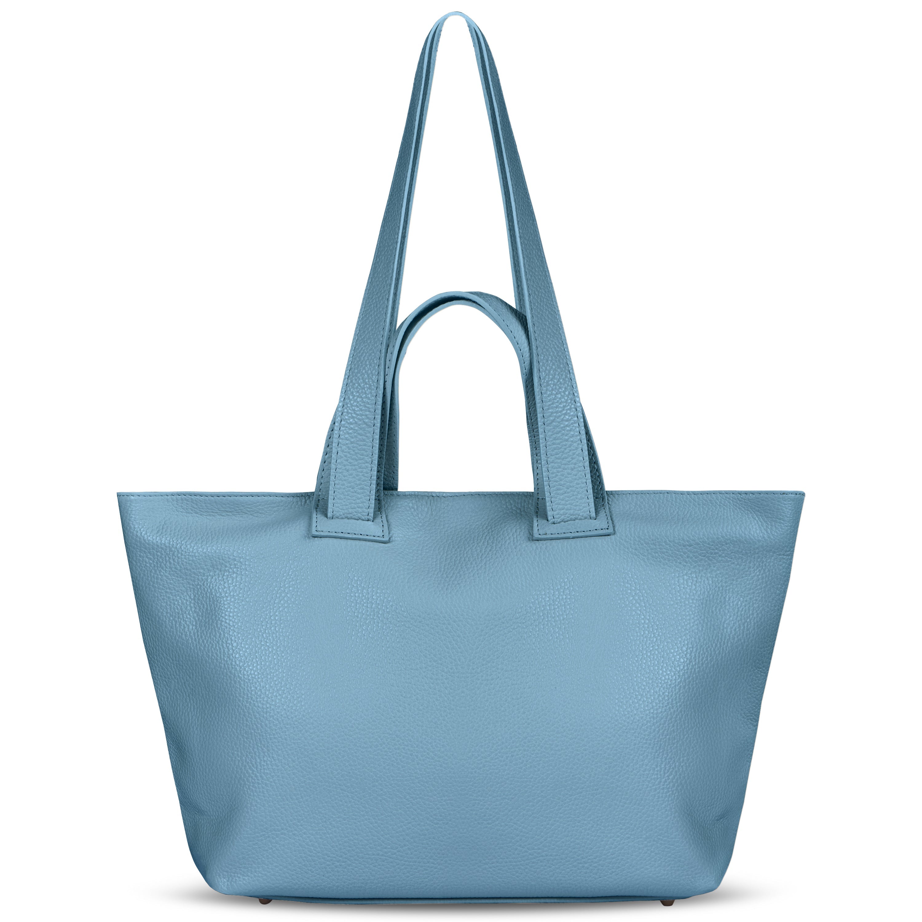 Italian Genuine Calf Leather Tote Bag in Professional Style