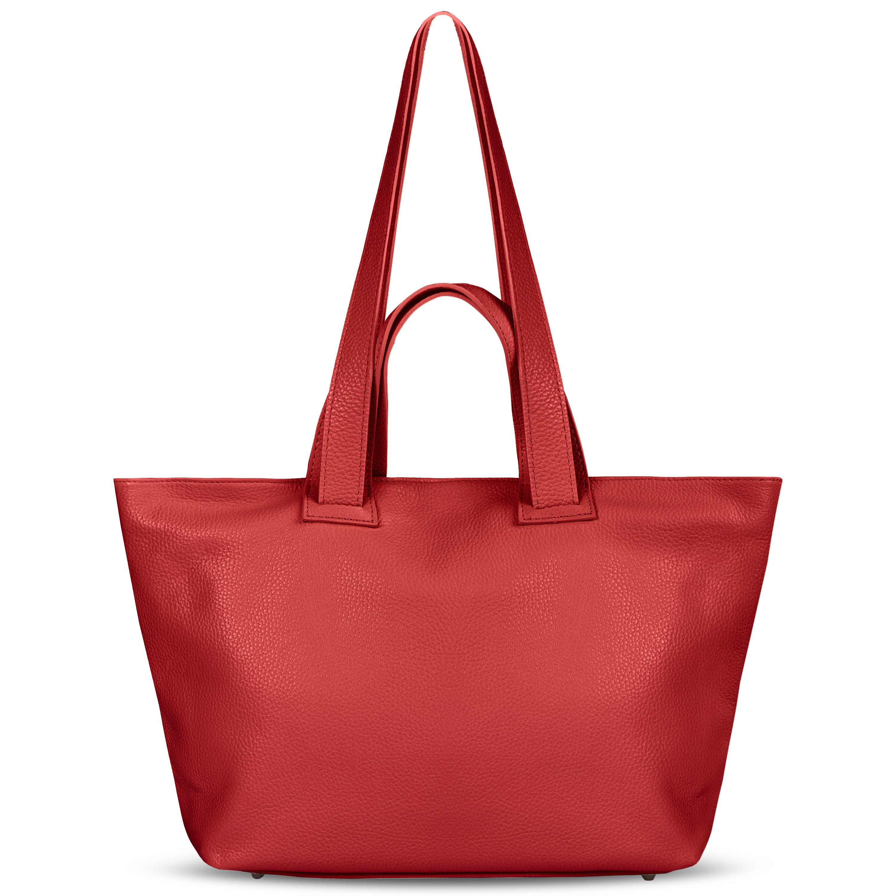 Italian Genuine Calf Leather Tote Bag in Professional Style