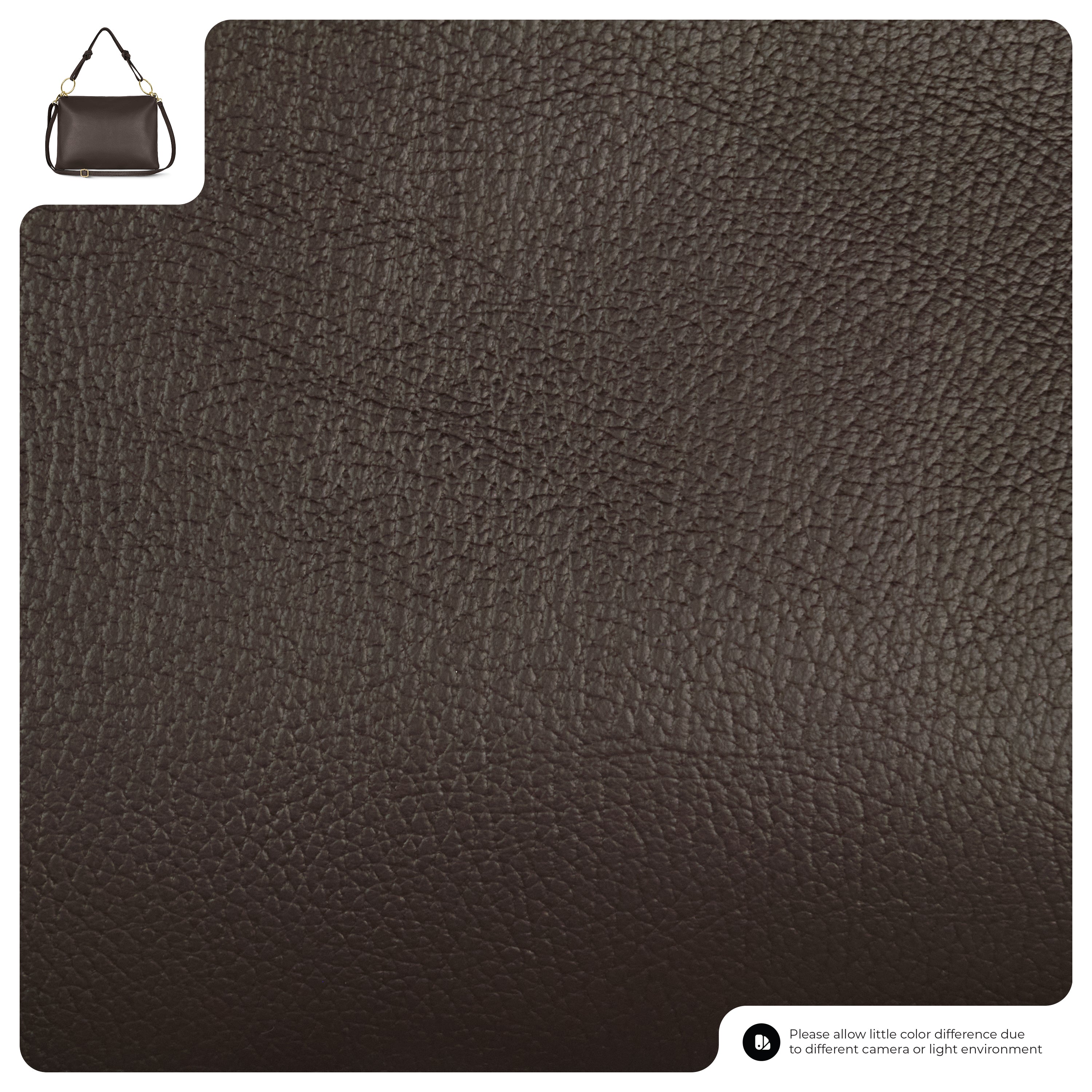 Italian Genuine Calf Leather Shoulder Bag with Knotted Handle