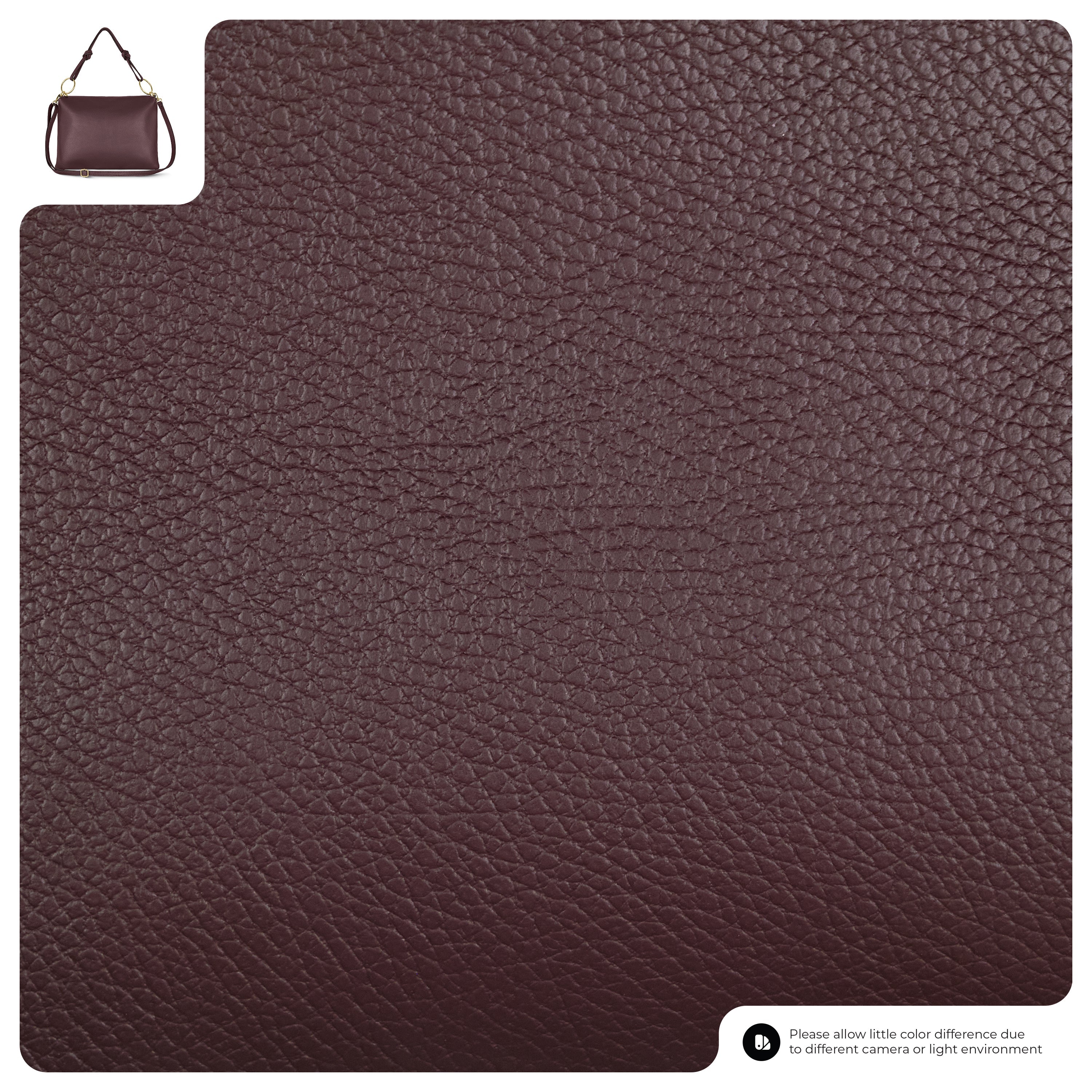 Italian Genuine Calf Leather Shoulder Bag with Knotted Handle