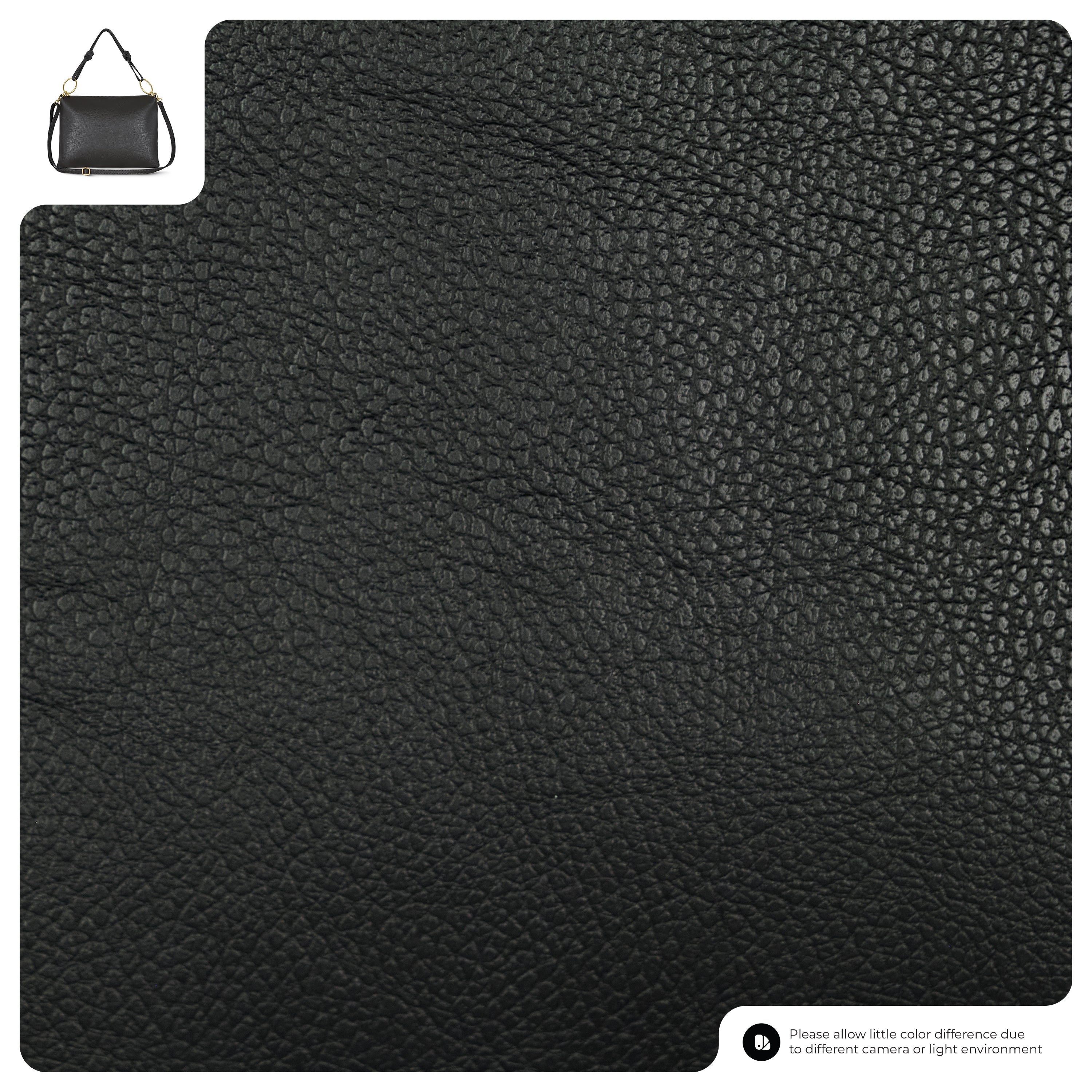 Italian Genuine Calf Leather Shoulder Bag with Knotted Handle