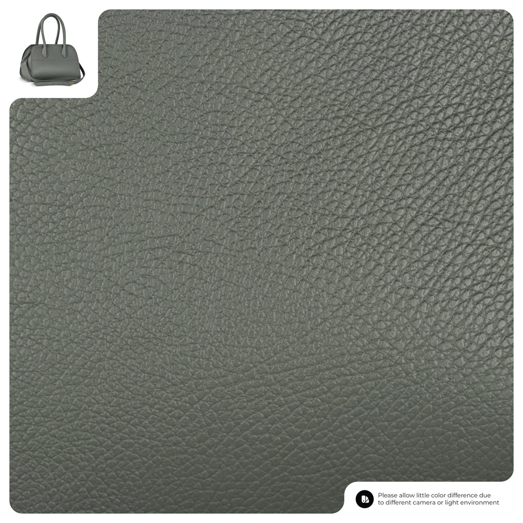 Italian Genuine Calf Leather Top-Handle Structured Bag