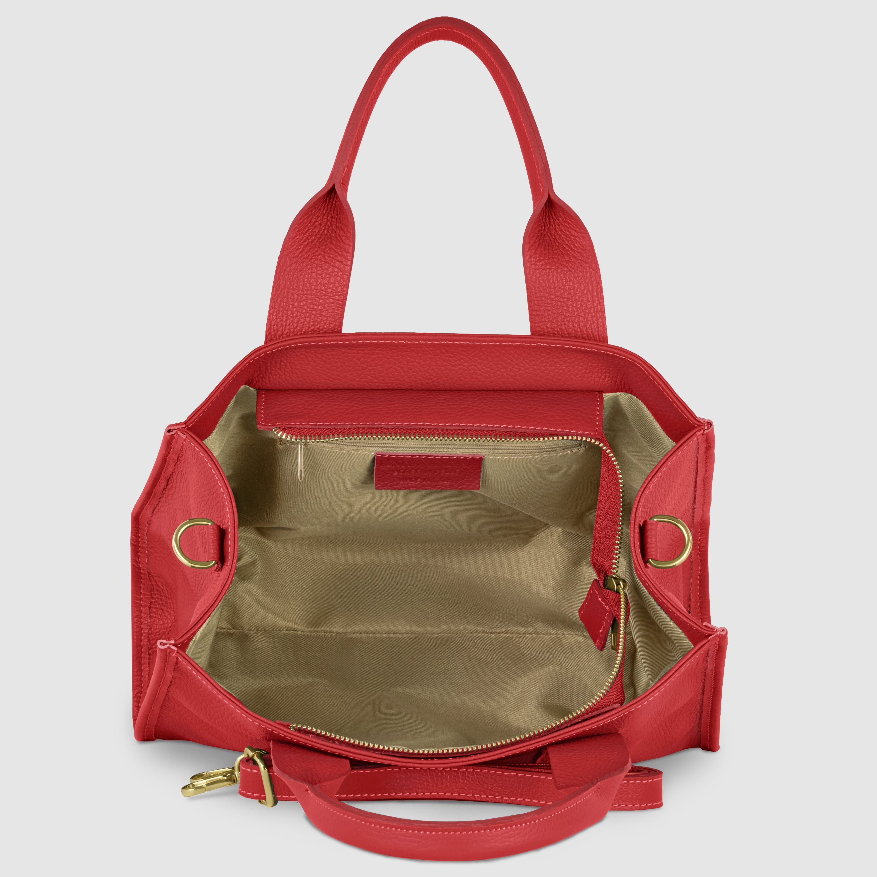 Italian Calf Leather Tote Bag – Structured Professional Purse