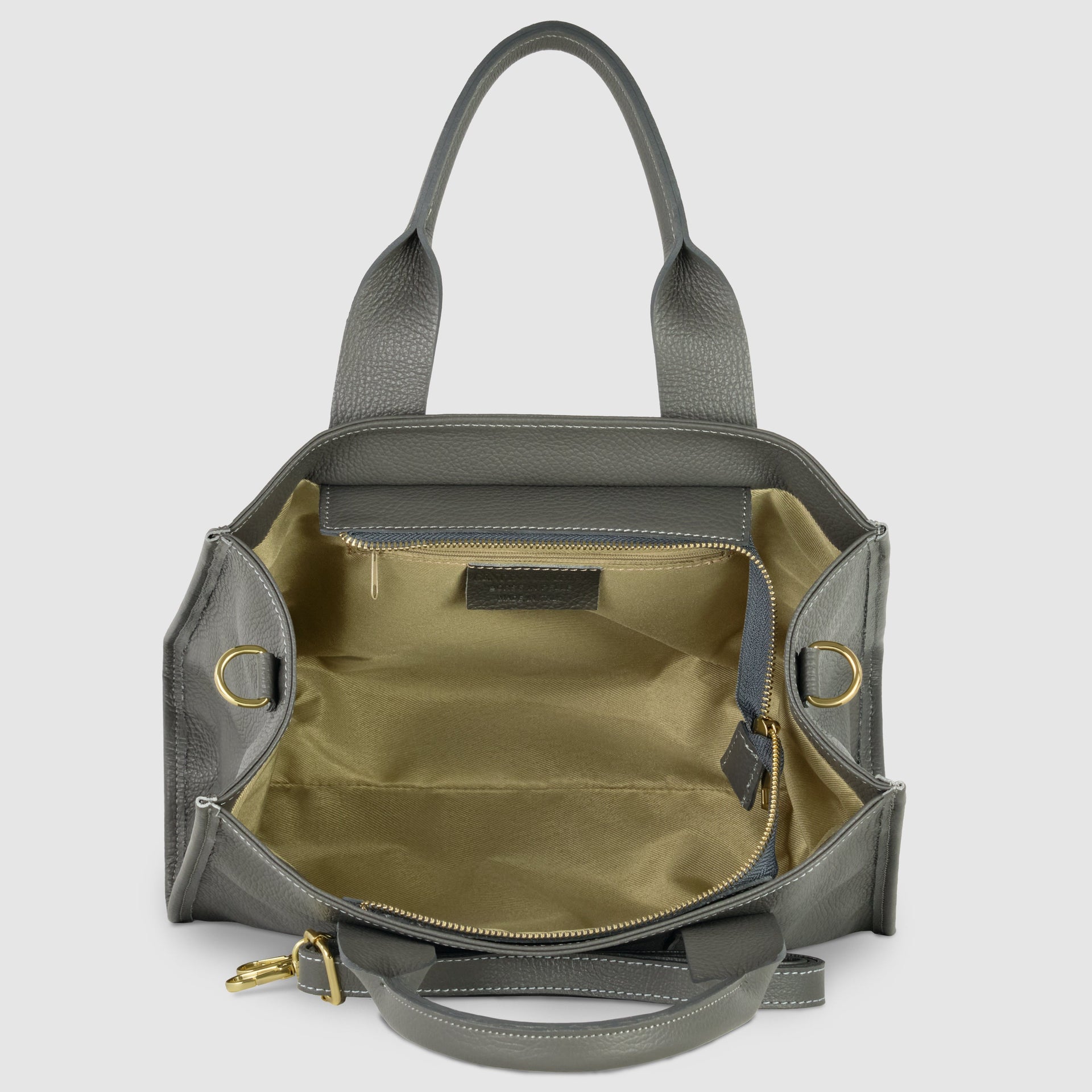 Italian Calf Leather Tote Bag – Structured Professional Purse
