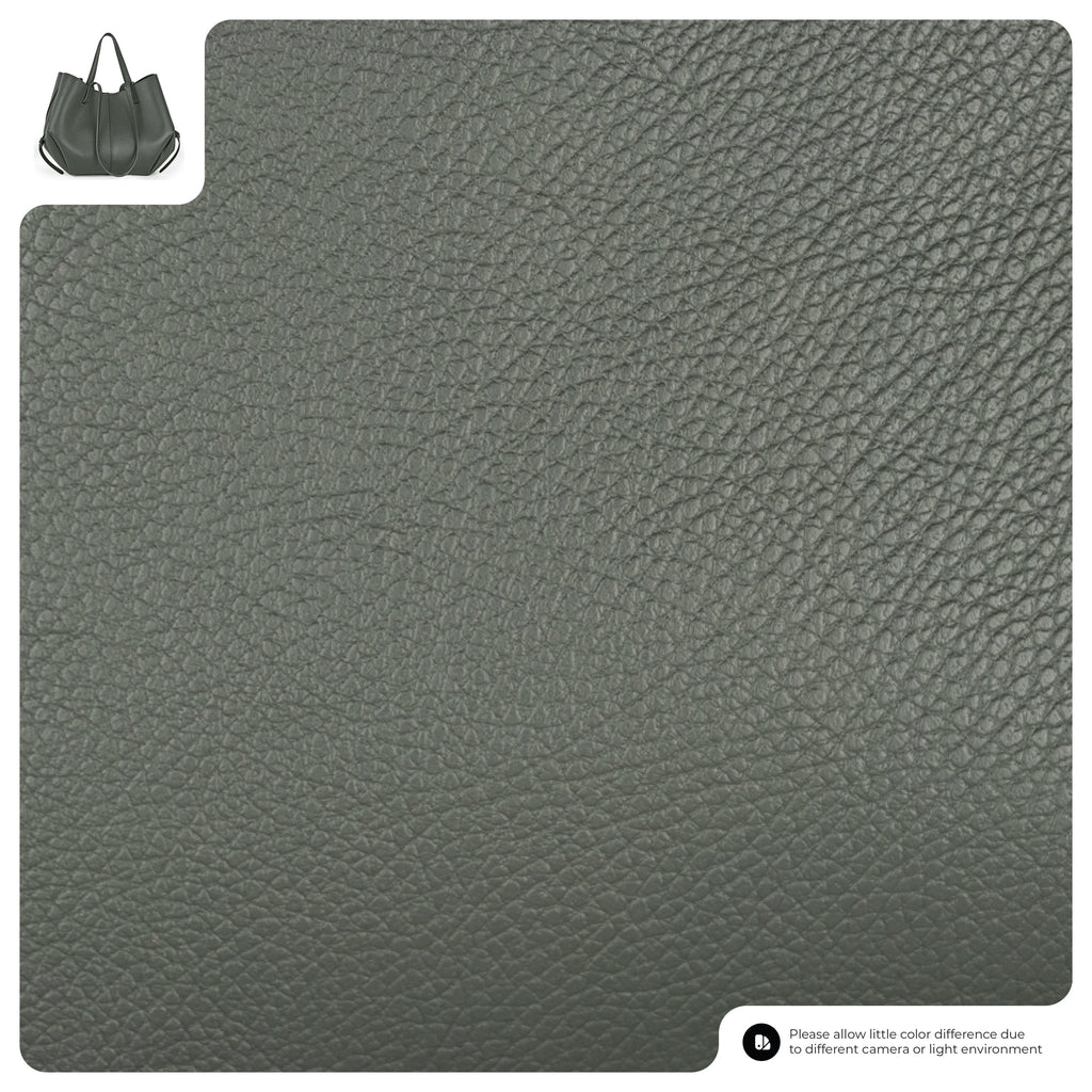 Italian Genuine Calf Leather Sculptural Tote Bag - Professional