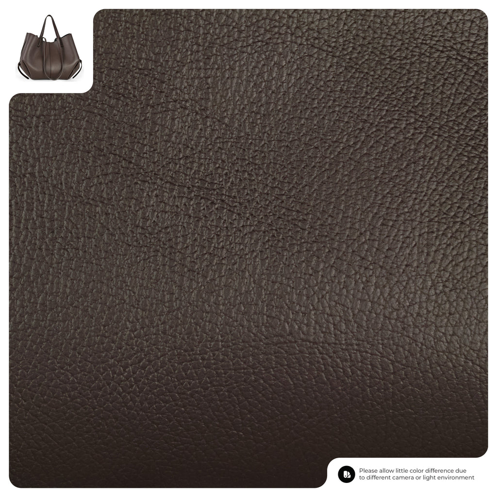 Italian Genuine Calf Leather Sculptural Tote Bag - Professional