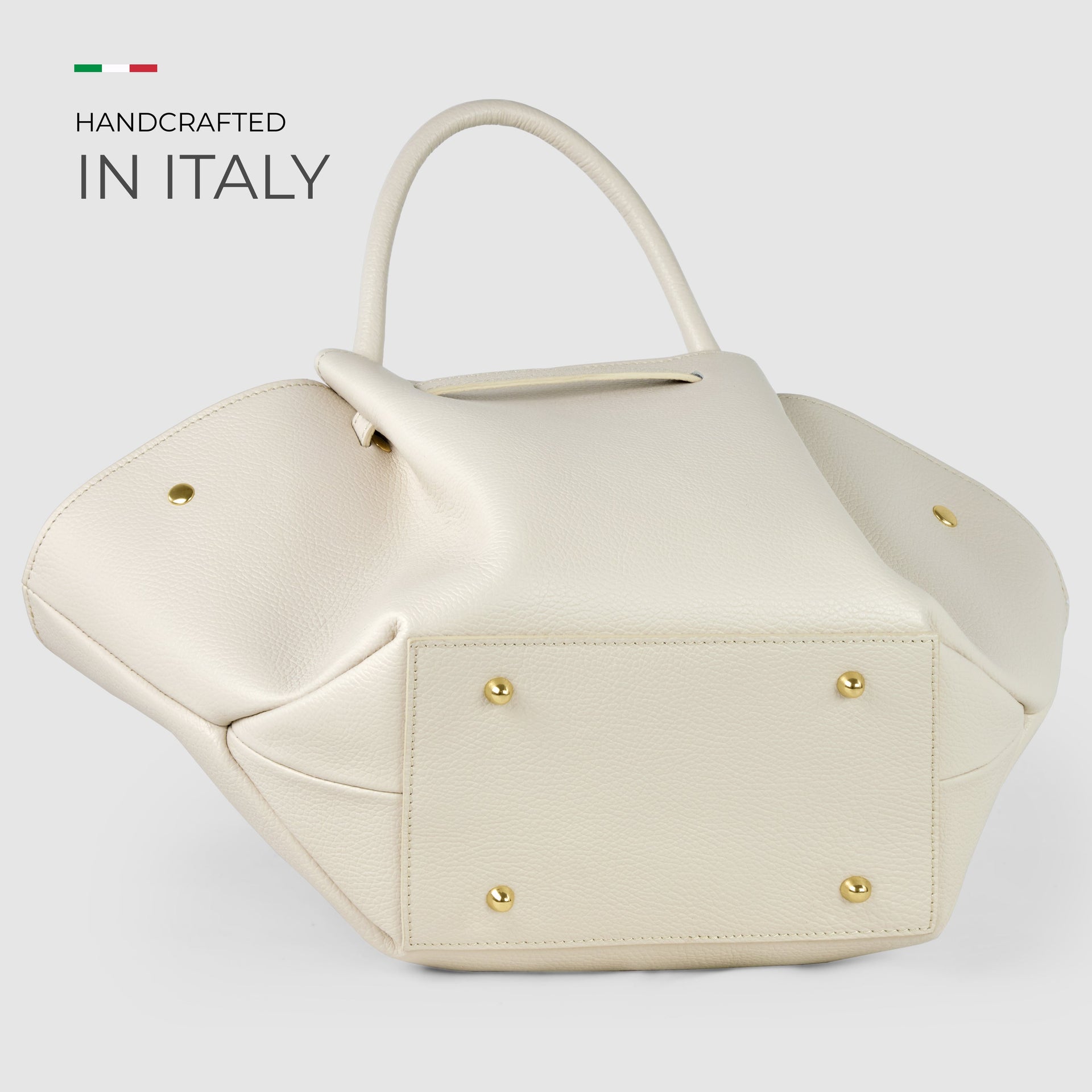 Italian Genuine Calf Leather Tote Bag