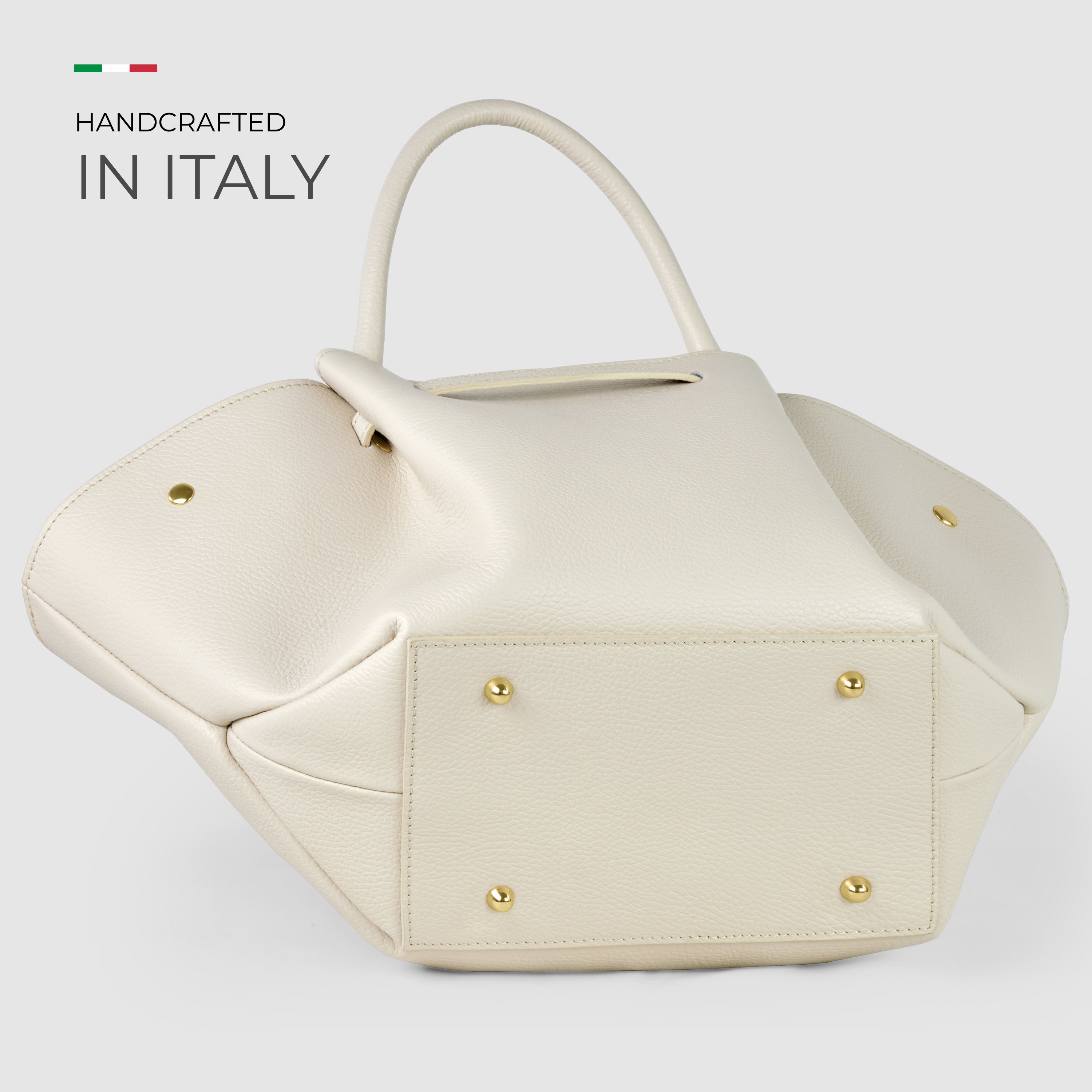 Italian Genuine Calf Leather Tote Bag