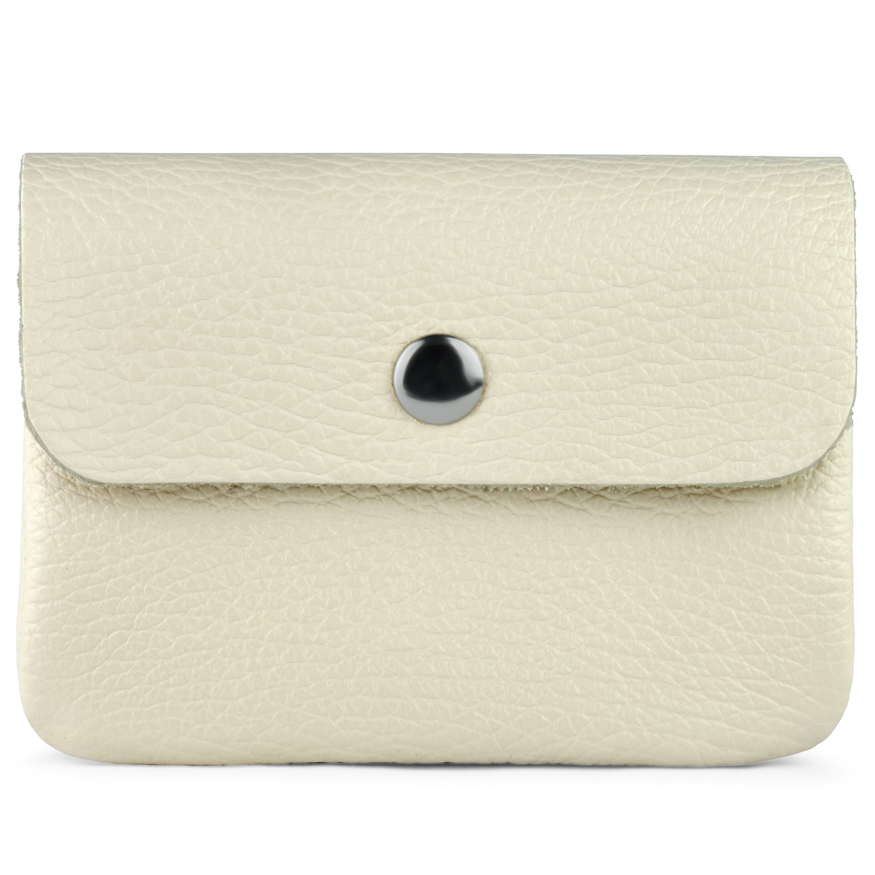 Slim Italian Genuine Calf Leather Snap Wallet