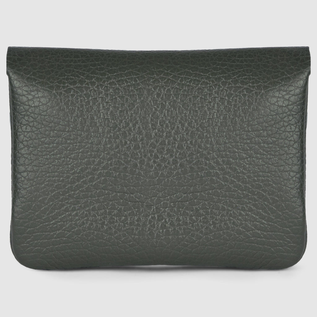 Slim Italian Genuine Calf Leather Snap Wallet
