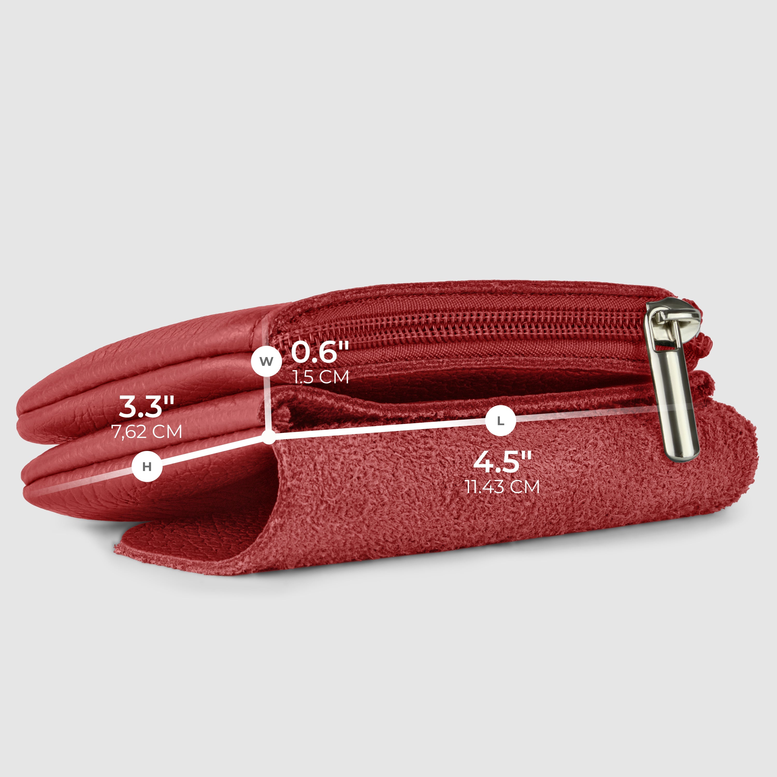Slim Italian Genuine Calf Leather Snap Wallet