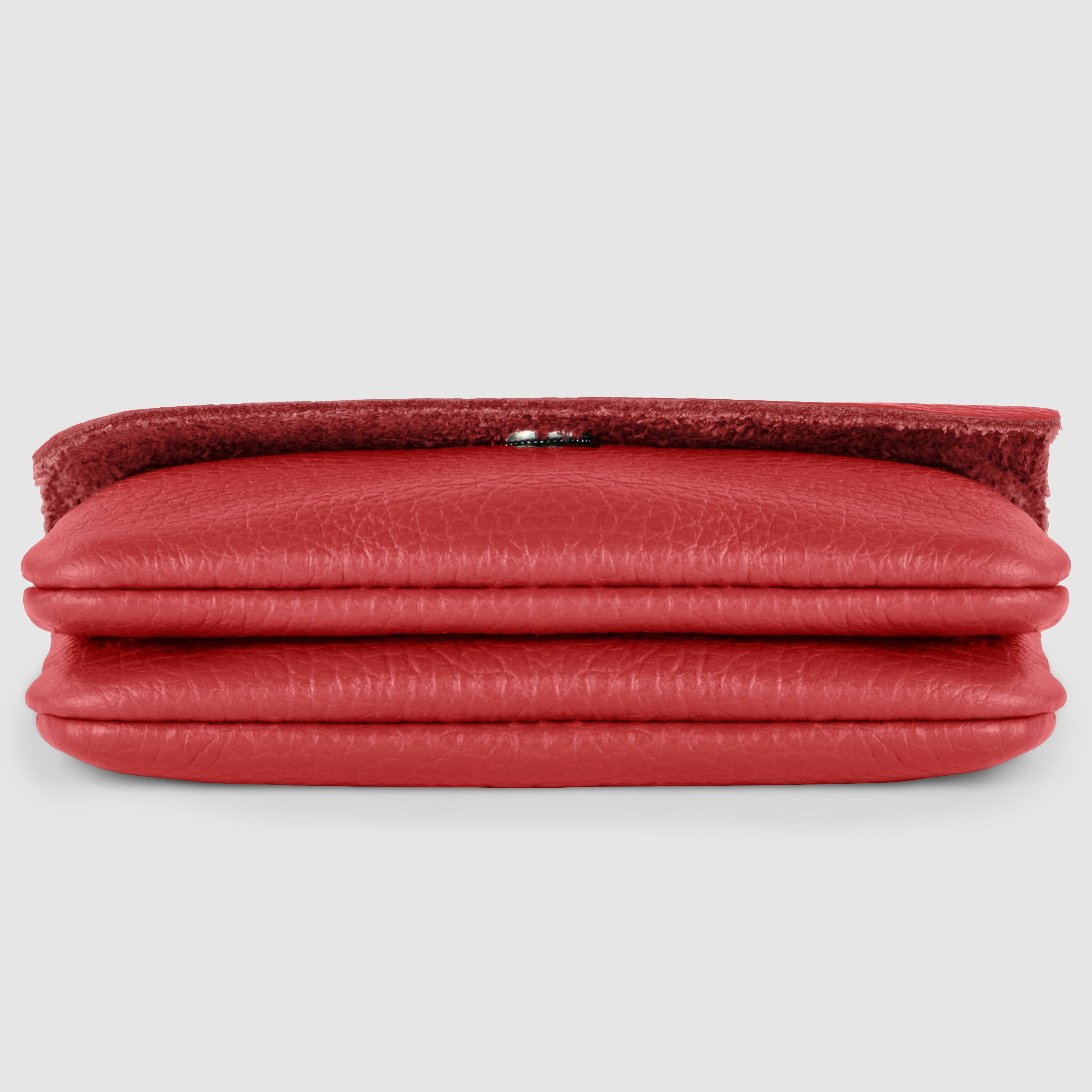 Slim Italian Genuine Calf Leather Snap Wallet