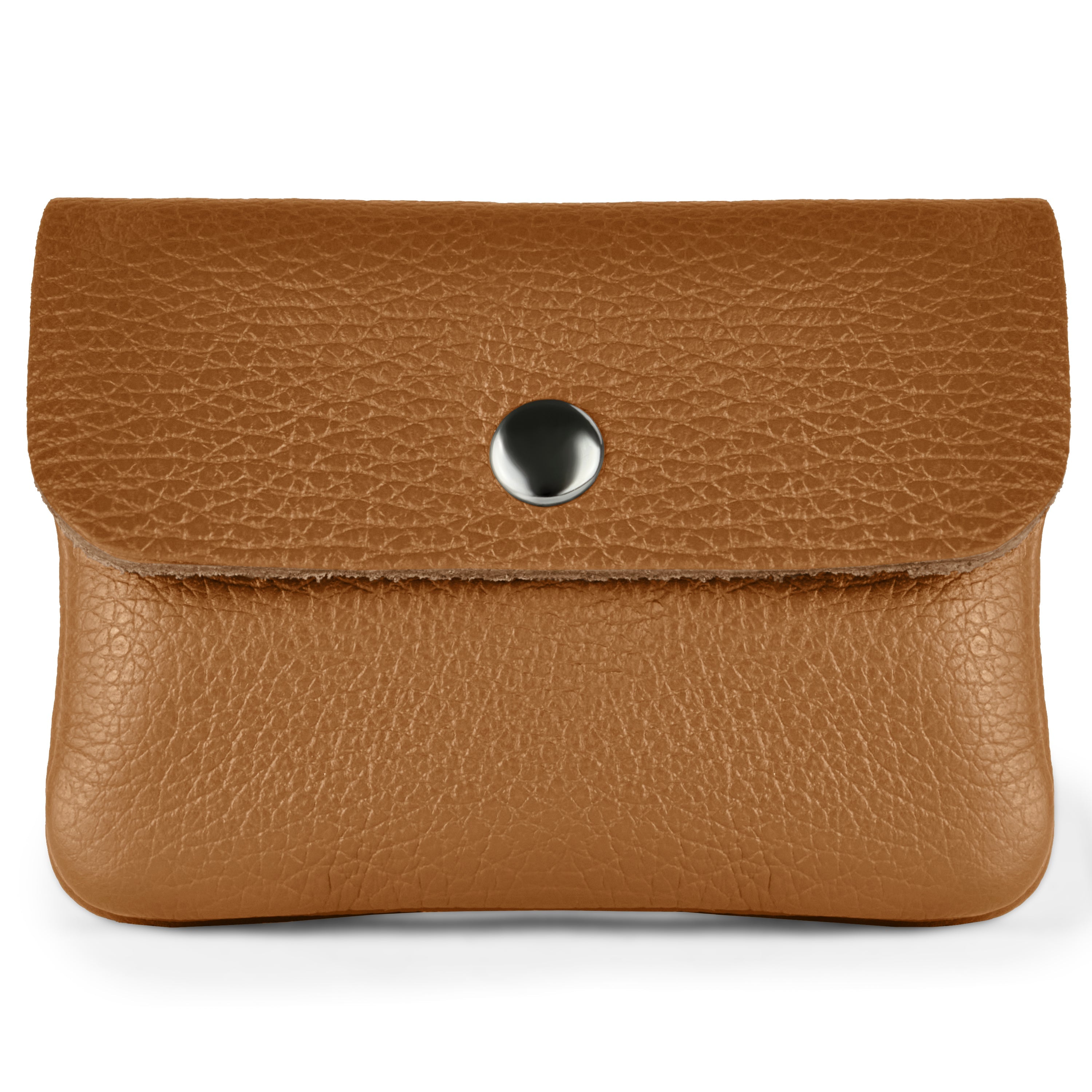 Slim Italian Genuine Calf Leather Snap Wallet