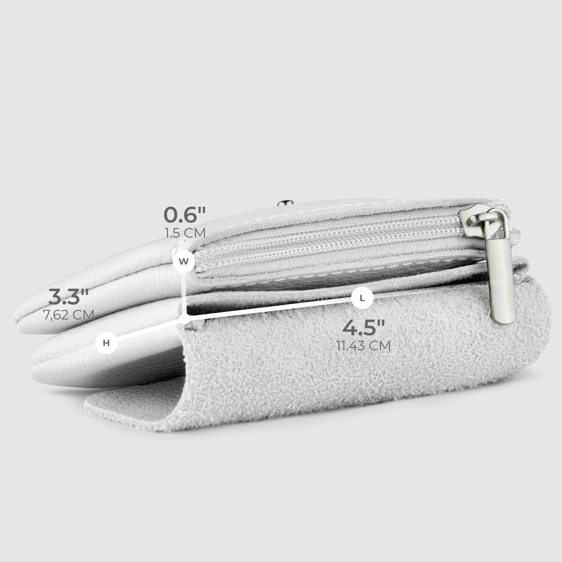 Slim Italian Genuine Calf Leather Snap Wallet