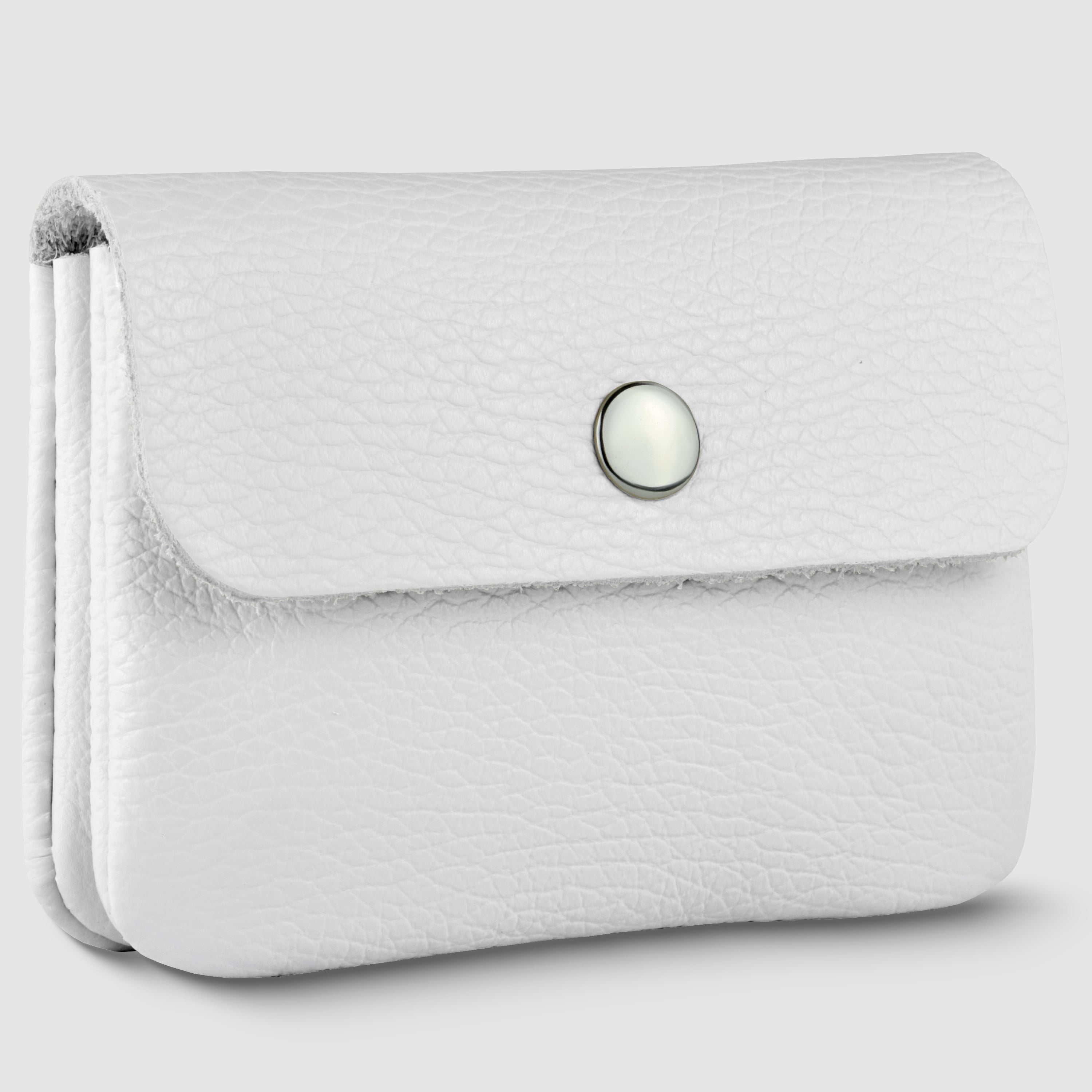 Slim Italian Genuine Calf Leather Snap Wallet