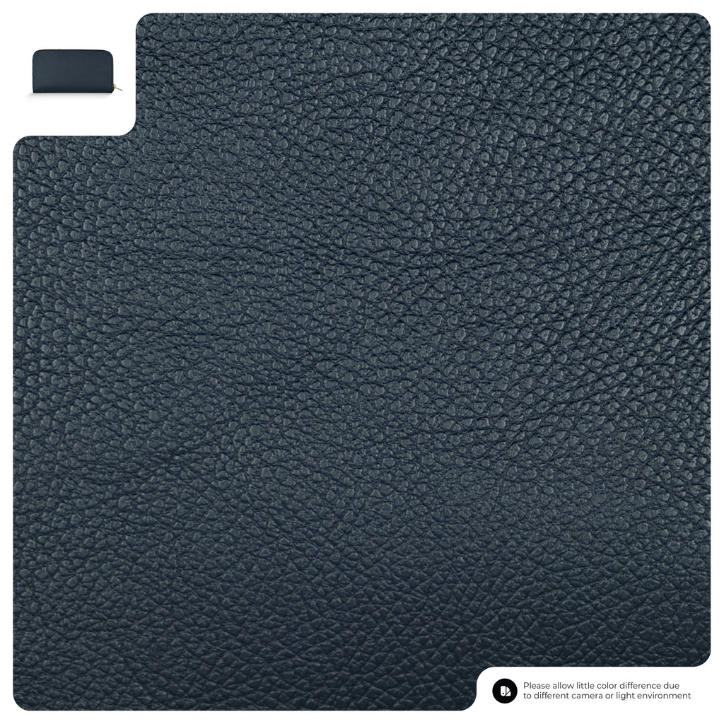 Italian Genuine Calf Leather Zip-Around Organizer Wallet