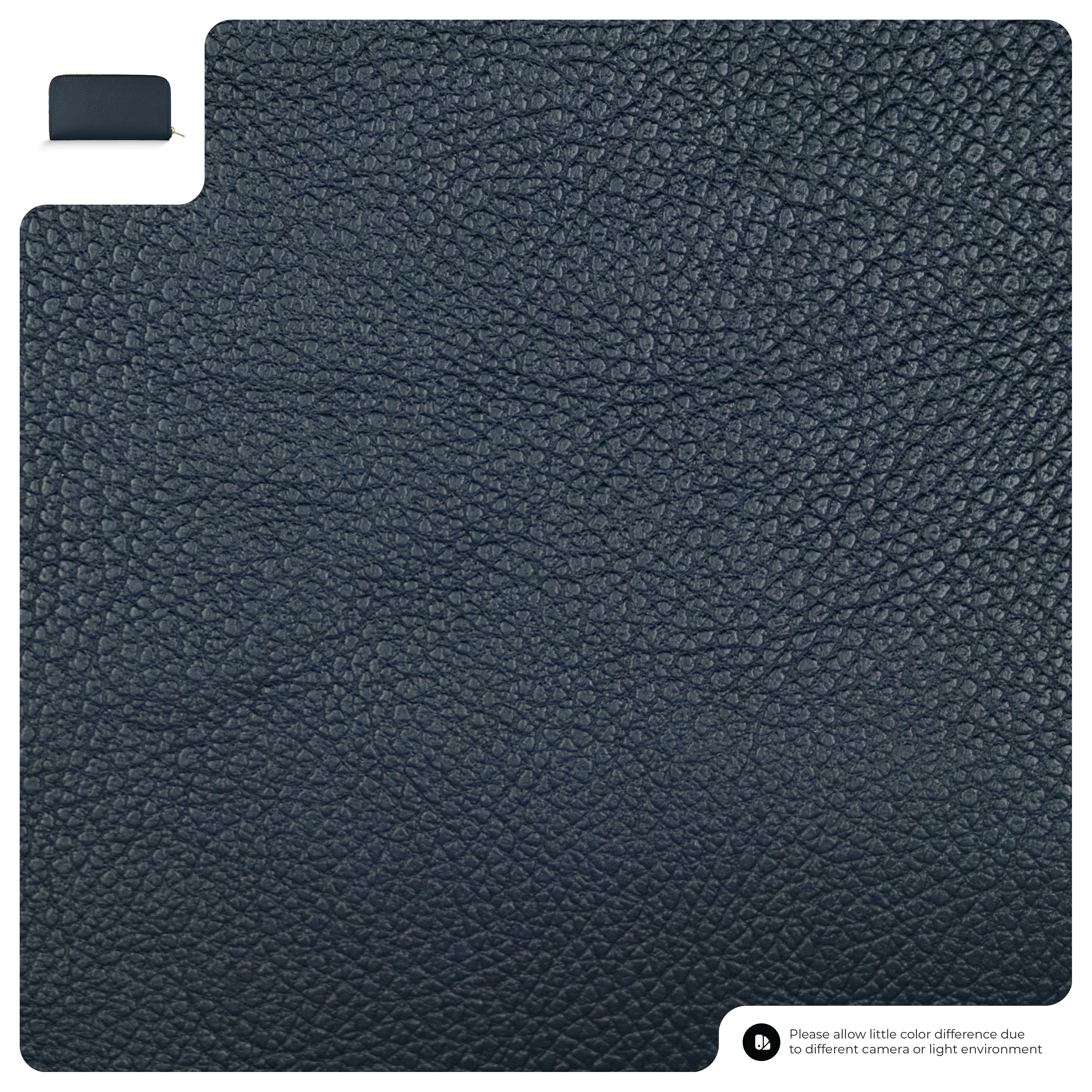 Italian Genuine Calf Leather Zip-Around Organizer Wallet