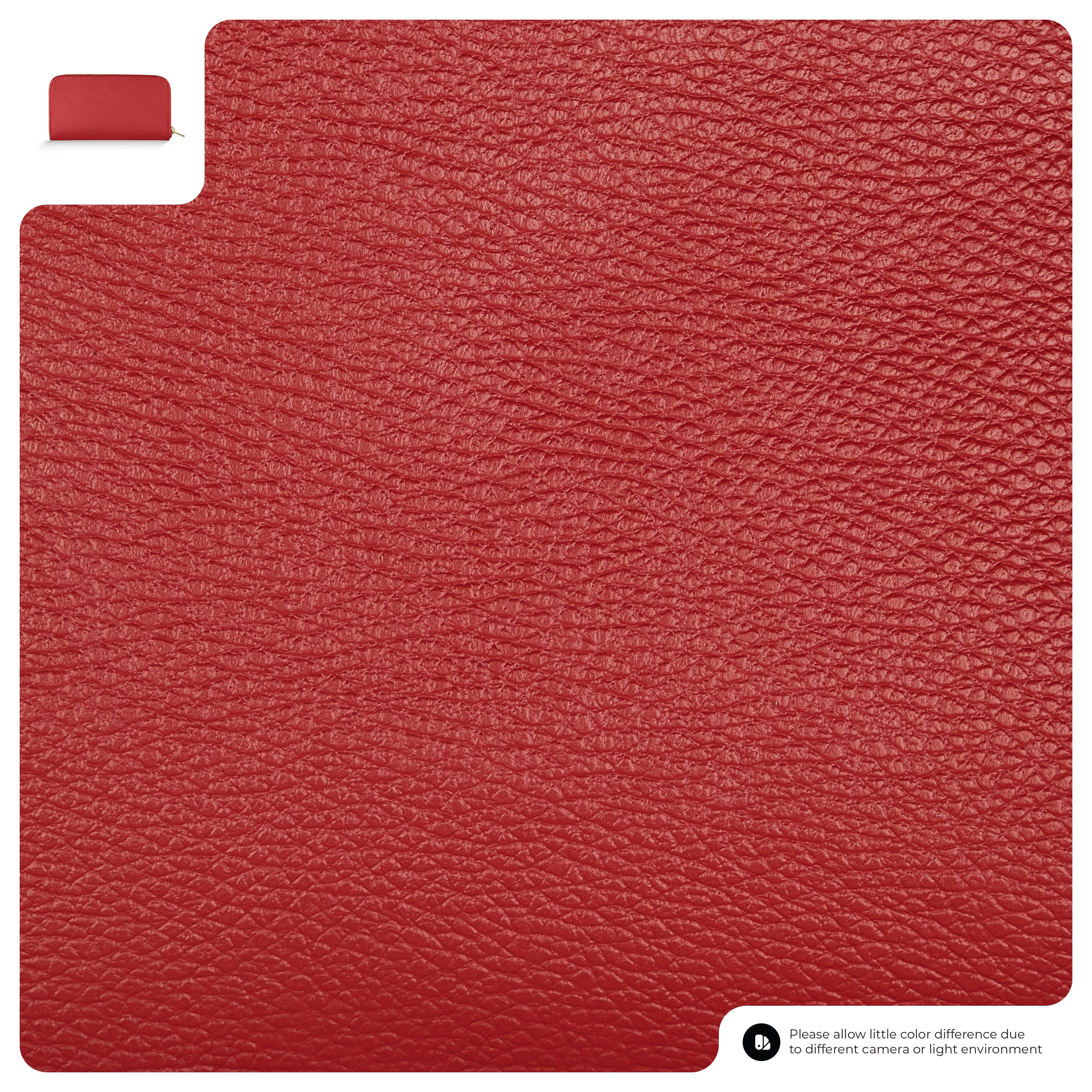 Italian Genuine Calf Leather Zip-Around Organizer Wallet