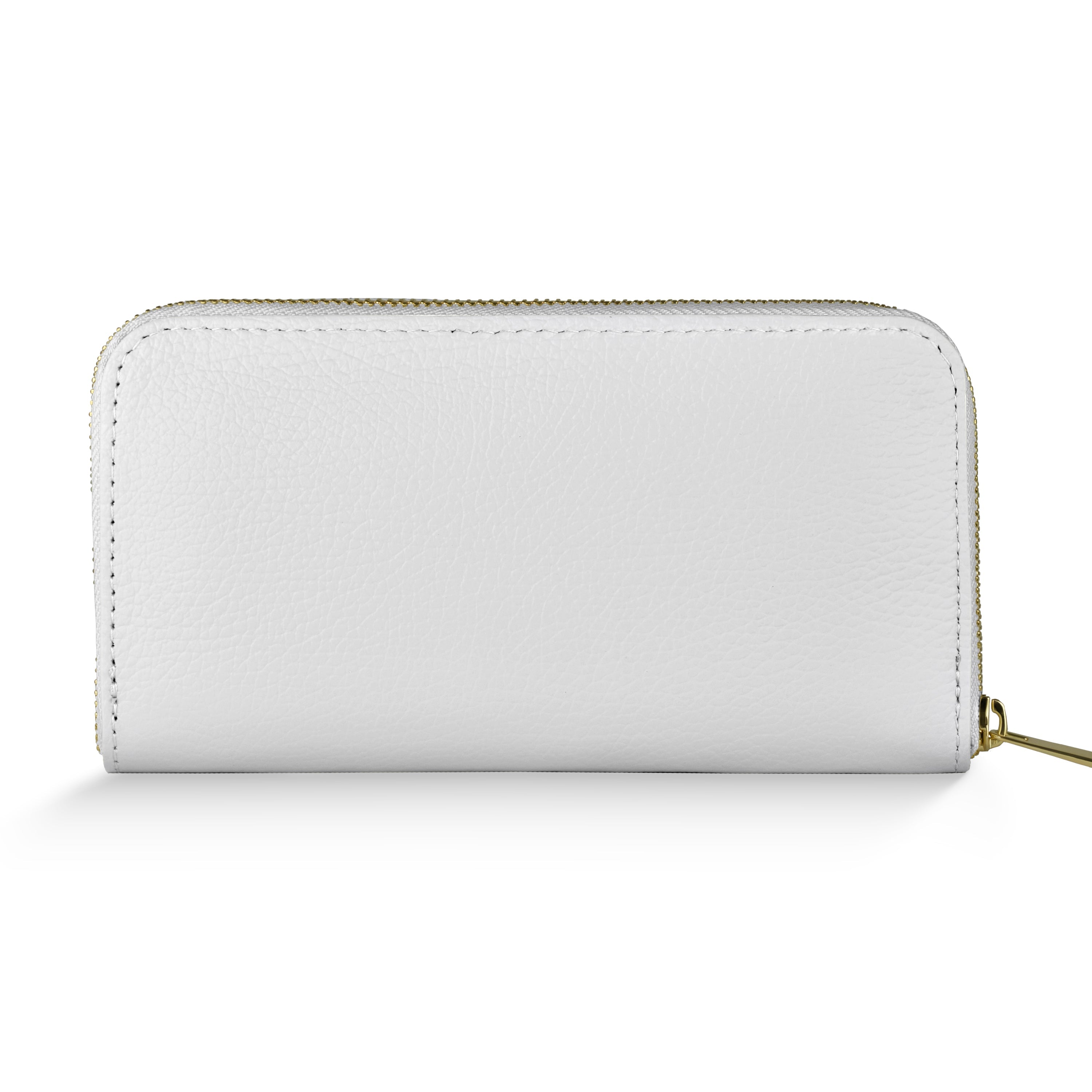 Italian Genuine Calf Leather Zip-Around Organizer Wallet