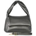 Italian Genuine Metallic Calf Leather Top-Handle Bag