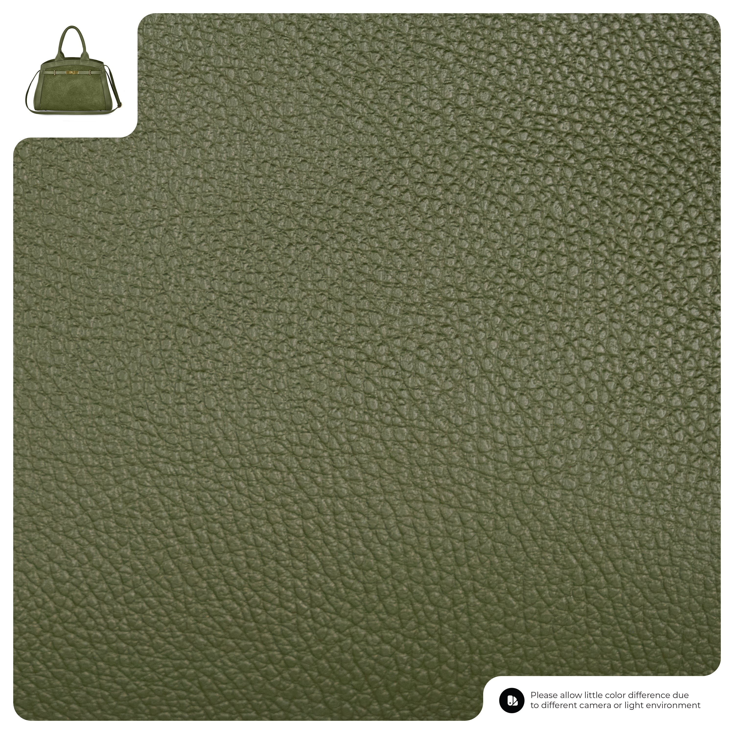 Italian Genuine Suede and Calf Leather Top-Handle Bag