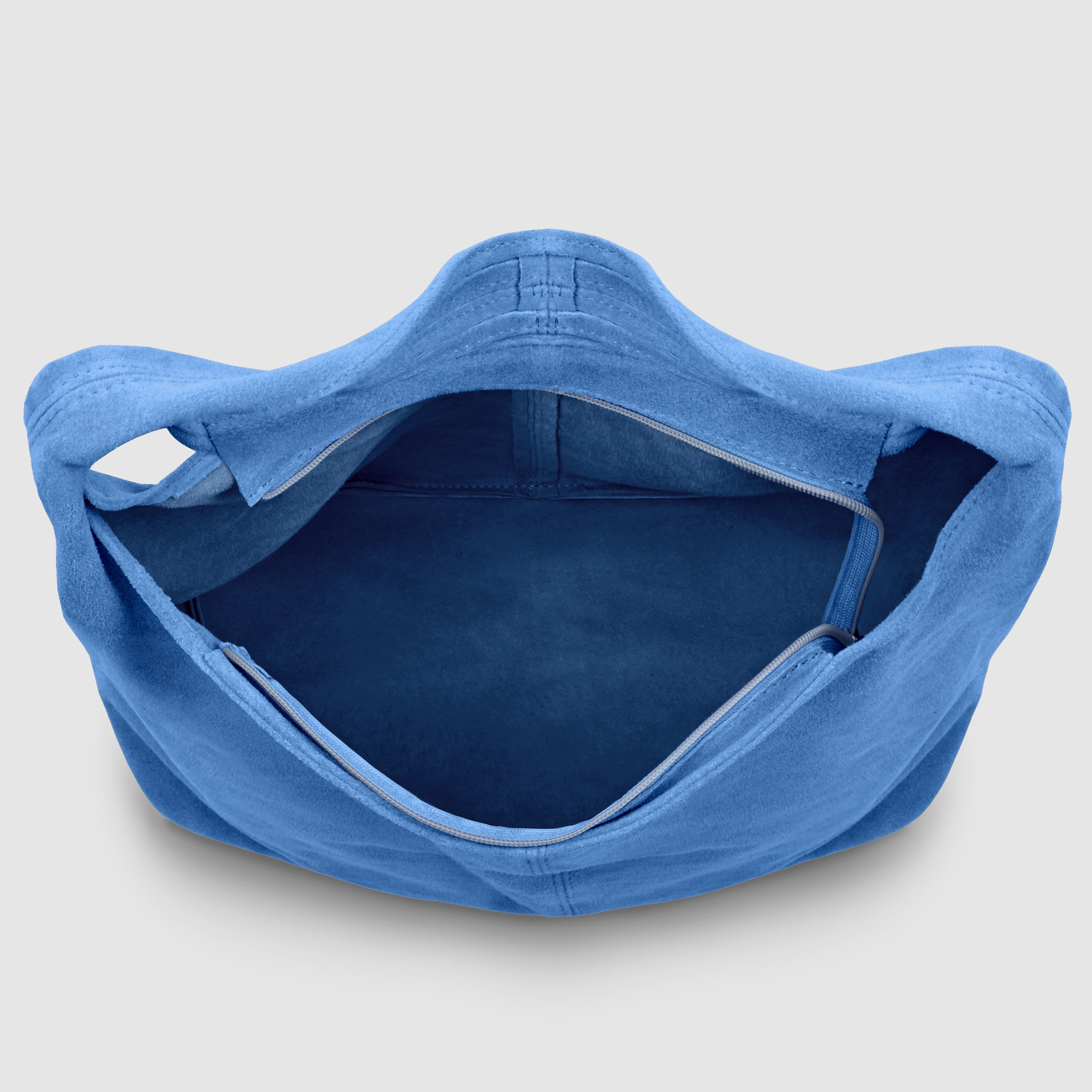 Italian Genuine Suede Hobo Bag – Slouchy Shoulder Purse
